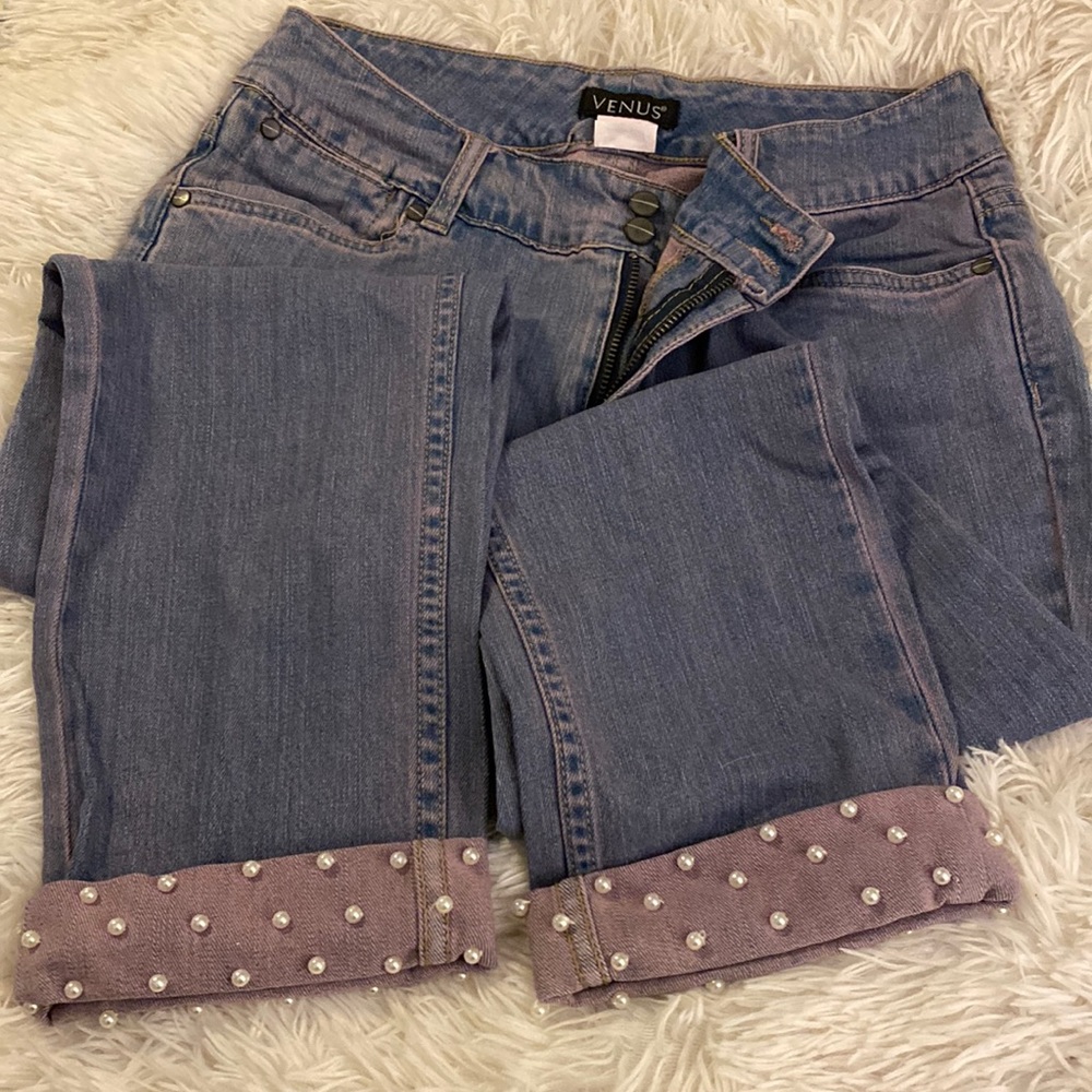VENUS pink washed jeans